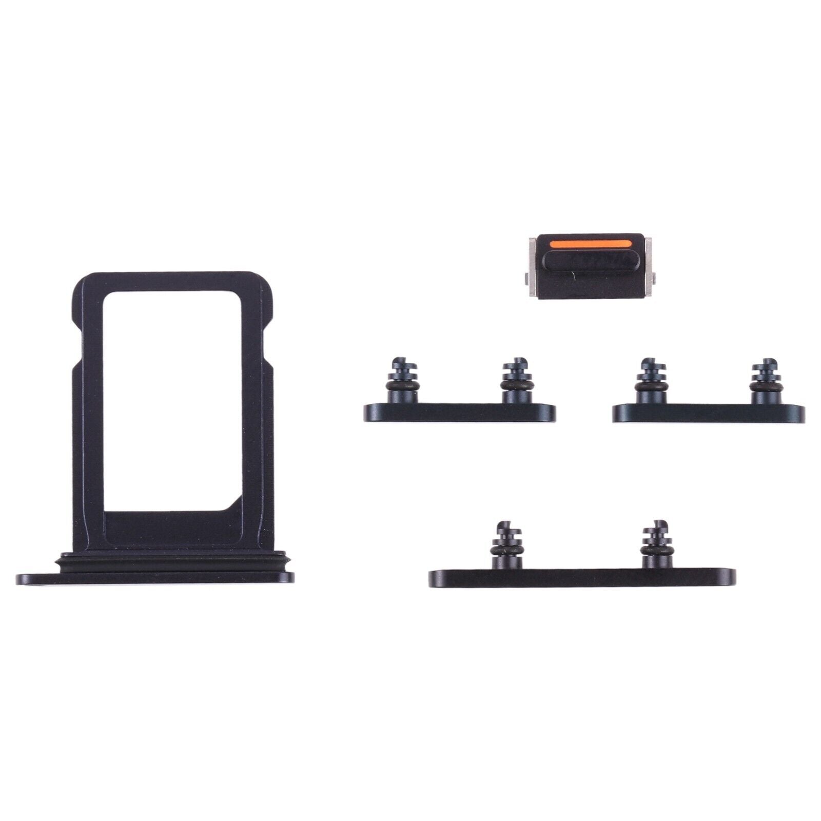 Single SIM Card Tray and Side Button for iPhone 15 Pro / 15 Pro Max-Black Titanium Single SIM Card Tray and Side Button for iPhone 15 Pro / 15 Pro Max-Black Titanium